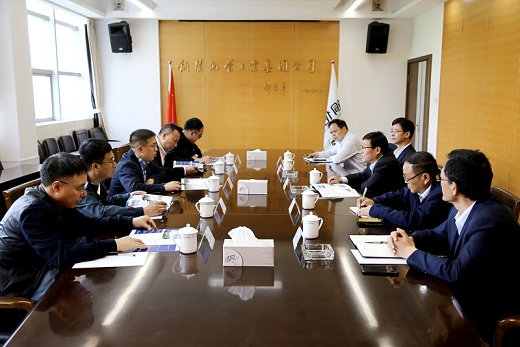 浦江县考察团来集团公司洽谈合作发展
