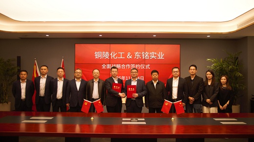 集团公司与东铭集团签署全面战略合作协议
