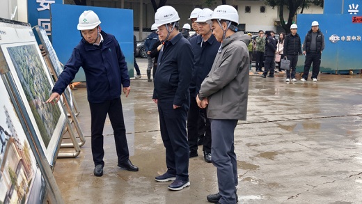 市领导调研弘宇房地产项目